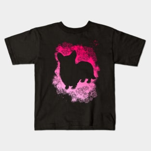 Corgi - Pink Kids T-Shirt